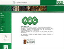 Tablet Screenshot of abcnortheast.co.uk